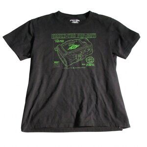 Vault-Tec graphic T-shirt Fallout Prime Video series Size S Black and Neon green